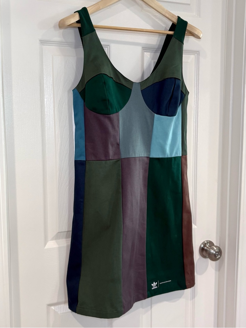 Adidas Women Originals KSENIASCHNAIDER Reprocessed Limited Ed Dress Size 12 NEW - Picture 9 of 17